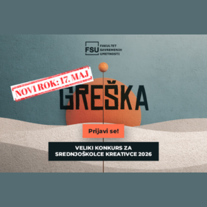 Produžen rok za FSU umetnički konkurs „Greška” – radovi se šalju do 17. maja